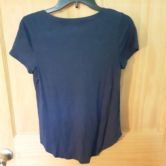 Blue Abercrombie & Fitch pullover t-shirt Junior XS - Picture 3 of 3